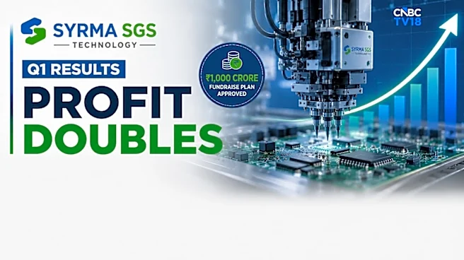 Syrma SGS shares gain as Q1 profit doubles; board approves ₹1,000 crore fundraise
