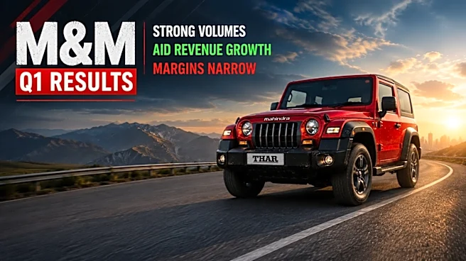 M&M Q1 Results: Strong volumes aid 23% revenue growth; Stock rises despite margin contraction