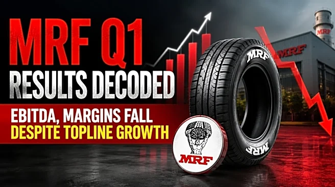 MRF Q1 Results: Shares of tyre-maker fall on margin pressure despite topline growth