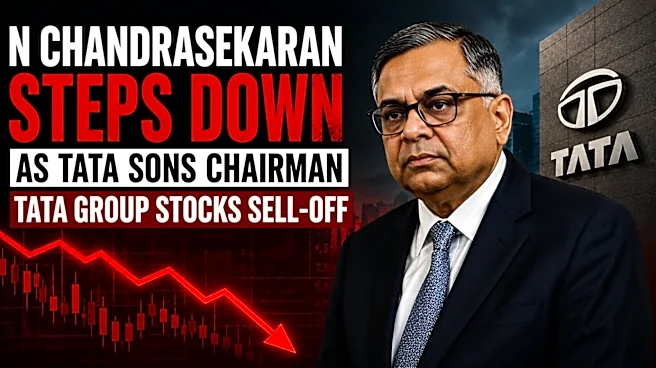 N Chandrasekaran Steps Down: Tata Group stocks sell-off with TCS dropping 4%
