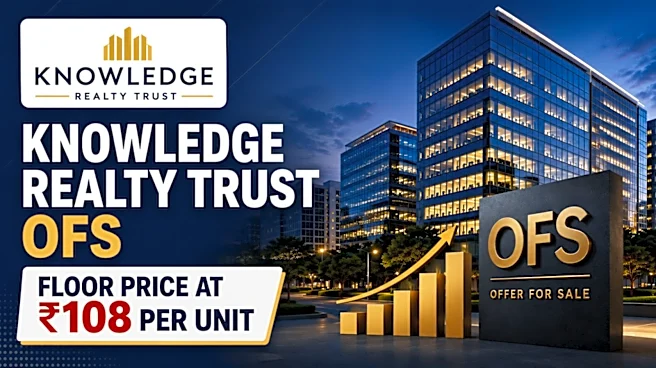 Knowledge Realty Trust OFS: Blackstone entities to sell units worth nearly ₹12,000 crore; Details here