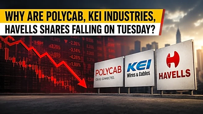 Polycab, KEI Industries, Havells shares fall up to 6% due to India's largest cement company; Here's why