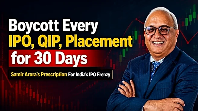 'Boycott every IPO, QIP issue for a month' - Samir Arora explains his radical idea