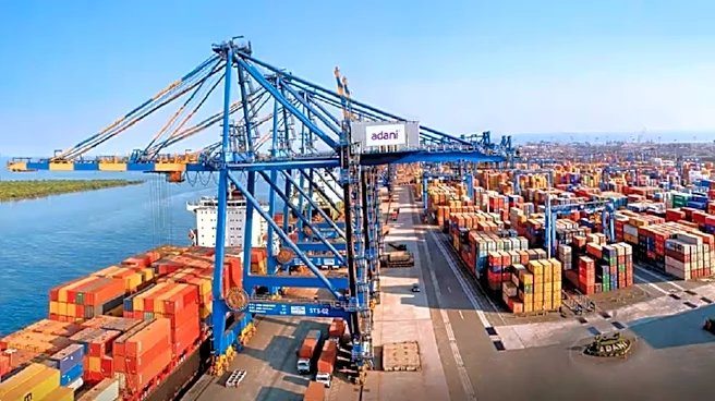 Adani Ports shares gain as August cargo volume rises 19% to 50 MT led by dry cargo, containers