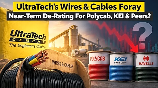 Polycab, KEI and peer stocks may see near-term de-rating on UltraTech's aggression, Nuvama warns