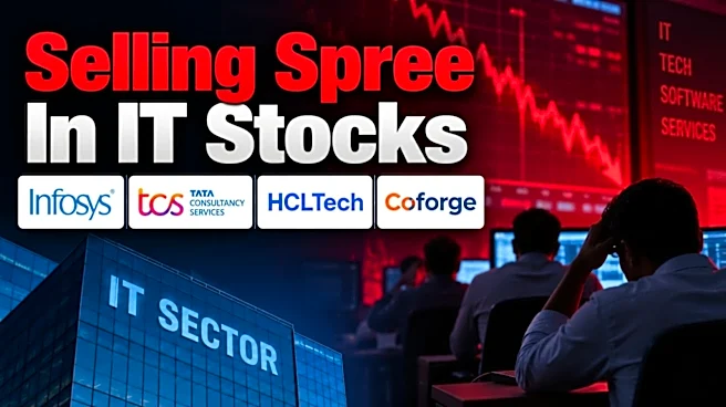 Indian IT stocks led by Infosys, TCS, lose over ₹1 lakh crore in market cap this week so far