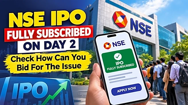 NSE IPO fully subscribed on second day of bidding as institutions, HNIs place bets