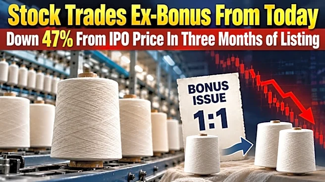 A recent listing, down 47% from IPO price, trades ex-bonus today - All you need to know