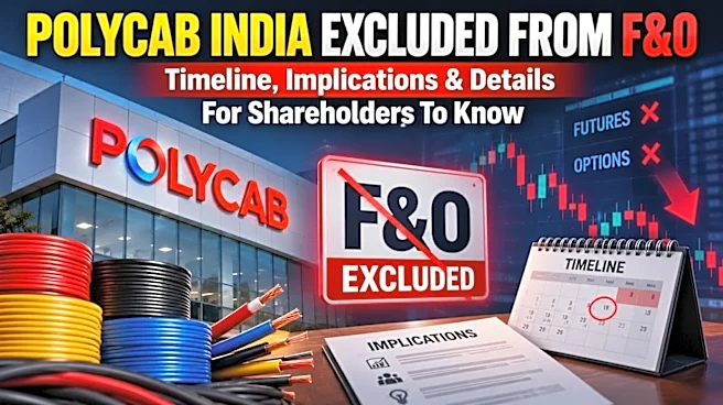 Polycab shares fall 5% on F&O exclusion - Analysts warn of further selling pressure