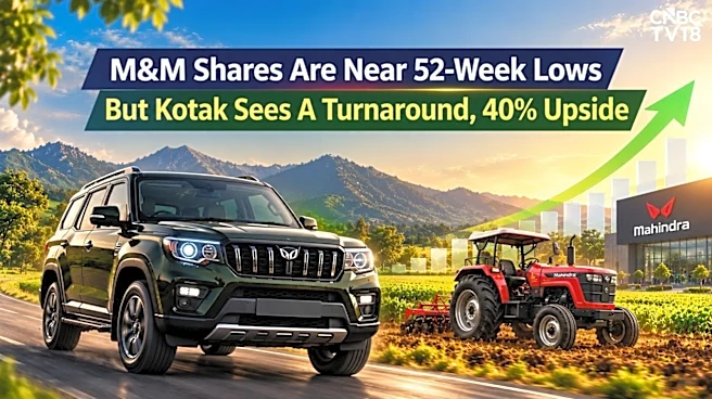 M&M Share Price Fall: Here's why Kotak sees a turnaround despite SUV, tractor concerns