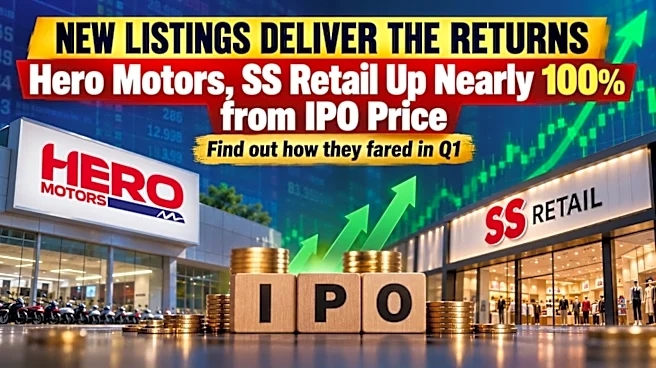 New Listings Q1 Results: Hero Motors, SS Retail up nearly 100% from issue price reacting to earnings