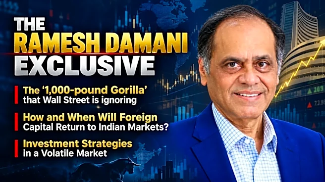 Ramesh Damani says Wall Street ignoring a '1,000-pound gorilla', believes capital will return to India