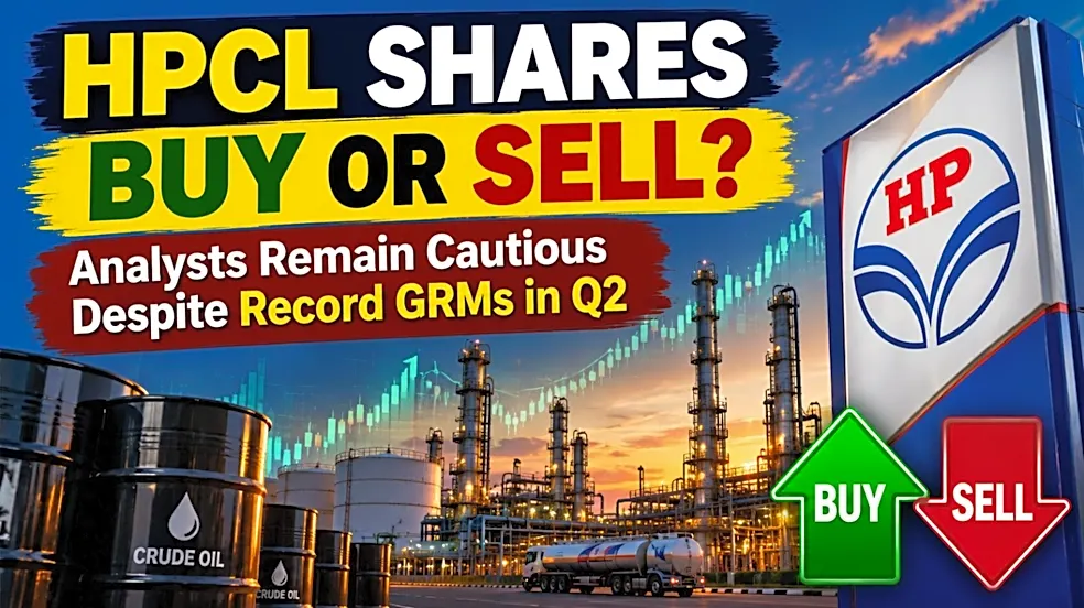 HPCL shares see small declines after record Q2 refining margins; Analysts choose caution over bullishness
