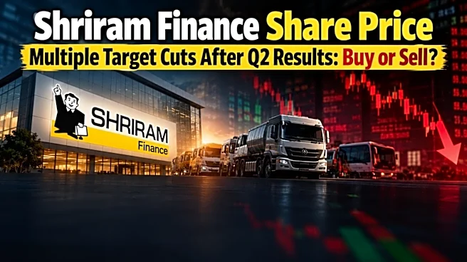 Shriram Finance shares fall nearly 6% after multiple price target cuts after Q2 results; No 'sell' rating