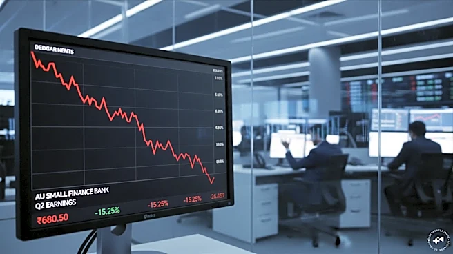 AU Small Finance Bank shares fall 8% after flagging margin pressure post Q2 results