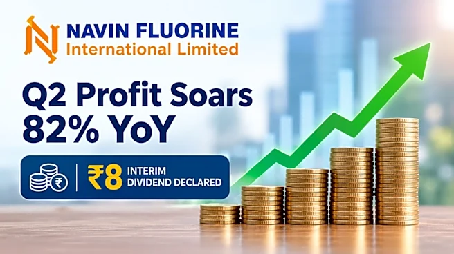 Navin Fluorine shares jump 5.5% after Q2 profit soars 82% to ₹269 crore, dividend declared