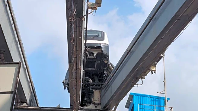 With no passengers inside, monorail train derails in Mumbai during test run: Watch video