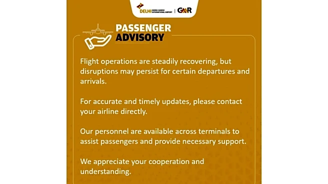 More IndiGo and Air India flights cancelled due to Delhi fog