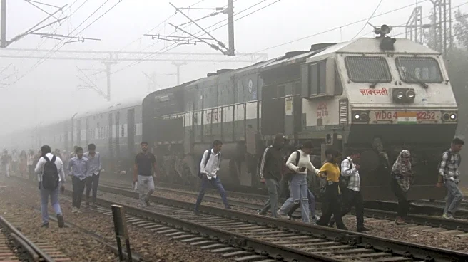 Delhi air quality remains 'very poor' with toxic smog disrupting flight, train services