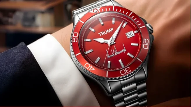 US President Donald Trump unveils luxury watch collection, priced up to $799