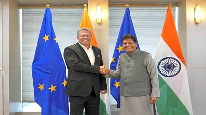 Piyush Goyal meets EU's Trade Commissioner Maroš Šefčovič in New Delhi