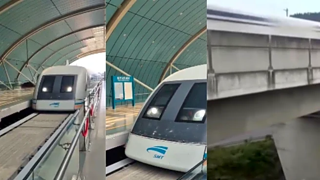 Japan's 310mph Maglev train leaves spectators astonished