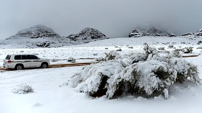 Real or AI? Rare snowfall in Saudi Arabia’s mountains amazes internet