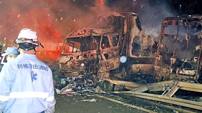 A massive crash on a highway in Japan kills 1 person and injures 26 as the holiday season starts