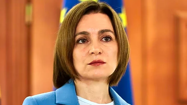 Moldova's President Sandu says she would vote to join Romania