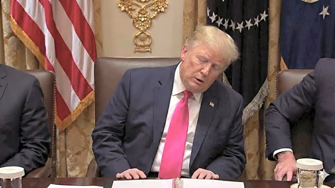 ‘It’s boring as hell’: Donald Trump on why he slept during cabinet meetings