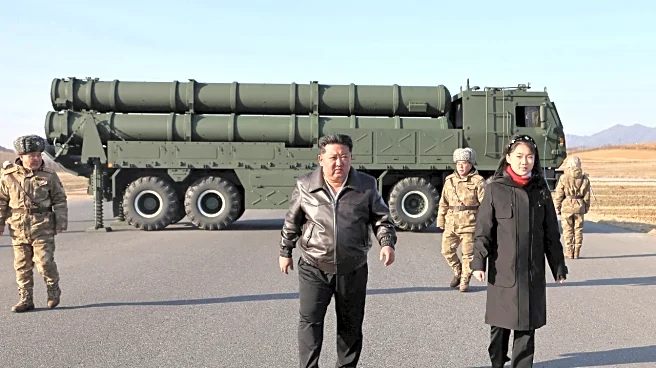 North Korean leader Kim Jong Un leads test of large-caliber multiple-rocket launch system