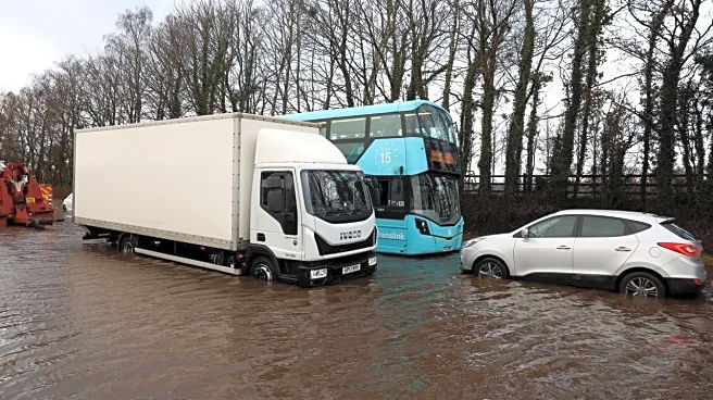 Storm Chandra: Hundreds of flood warnings issued across UK as disruption continues