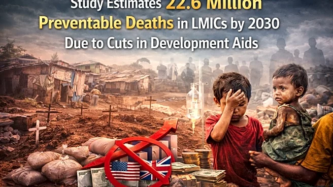 Study estimates 22.6 million preventable deaths in LMICs by 2030 due to cuts in development aids