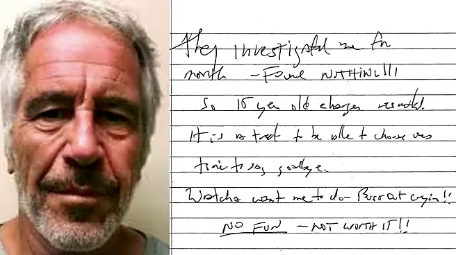 Handwritten ‘suicide note’ linked to Jeffrey Epstein’s July 2019 jail incident unsealed by US judge