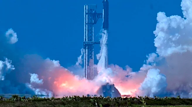 SpaceX's enormous Starship splashes down after test flight