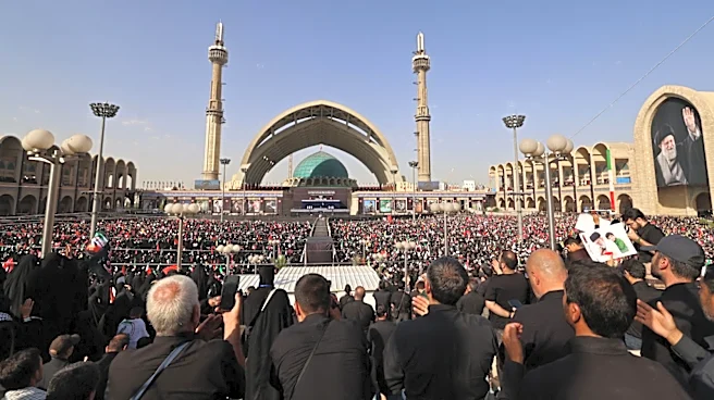 Three sons of Iran's slain leader Khamenei appear at funeral, not his successor