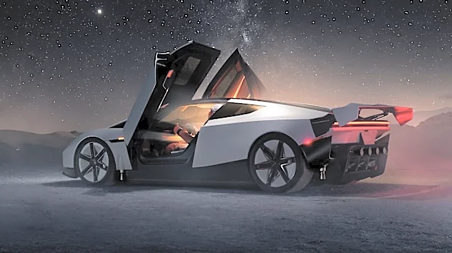 Tesla Roadster flips over cars using SpaceX thrusters, claims 0-60 mph in under 1 second