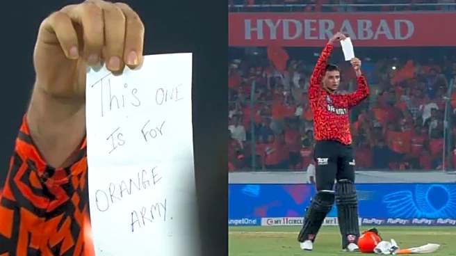 'He told me manifestation is important' - Abhishek Sharma reveals inspiration behind 'chit' celebration in IPL 2025
