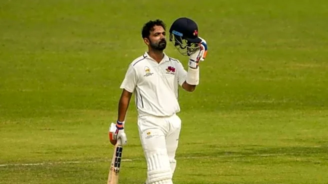 “I should have played BGT series” - Ajinkya Rahane expresses disappointment after spectacular ton versus Chhattisgarh