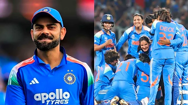 ‘Standout performance’ - Virat Kohli lauds India Women’s team for historic run chase in semi-final win over Australia