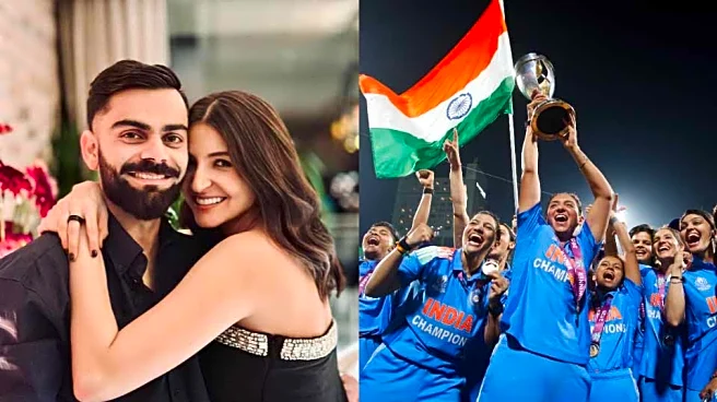 Women's World Cup 2025: 'This will inspire generations of girls to take up the sport' - Kohli, Anushka Sharma celebrate Indian team's historic triu...