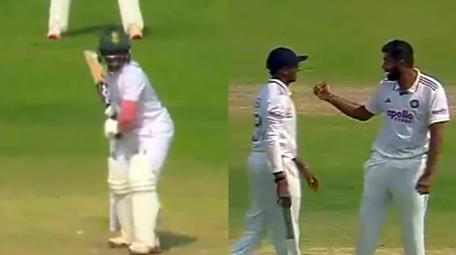 'Yeh bauna hain' - Jasprit Bumrah mocks Temba Bavuma's height while taking DRS call, Jadeja, Pant burst into laughter