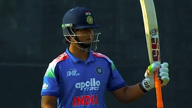 Twitter Reactions: 'He is getting disappointed after hitting 4' - Fans hail Vaibhav Suryavanshi after 32-ball century against UAE