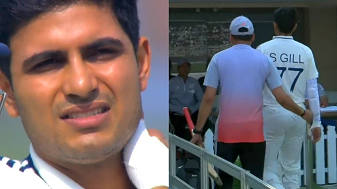 IND vs SA 2025: Shubman Gill retires hurt after minor injury scare on Day 2 of Kolkata Test