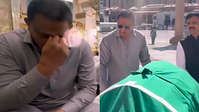 Watch: Mohammad Azharuddin performs final rites of departed Madina pilgrims