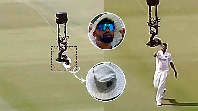 [WATCH] IND vs SA 2025: Mohammad Siraj rests his cap on spidercam while fielding on Day 3, video goes viral