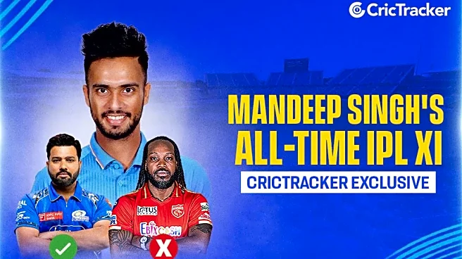 Mandeep Singh picks all-time IPL XI, no place for 3-time Orange Cap winner and leading wicket-taker [Exclusive]