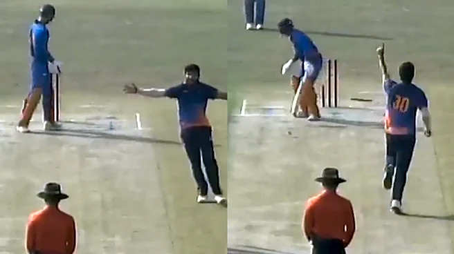 [WATCH] SMAT 2025-26: Arshad Khan records best-ever figures in tournament history to flatten Chandigarh