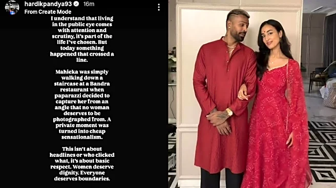 'Everyone deserves boundaries' - Hardik Pandya slams paparazzi for clicking girlfriend Mahieka Sharma's inappropriate photos