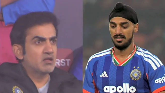 [WATCH] IND vs SA 2025: Arshdeep Singh’s 7-wide horror over sparks furious reaction from Gautam Gambhir